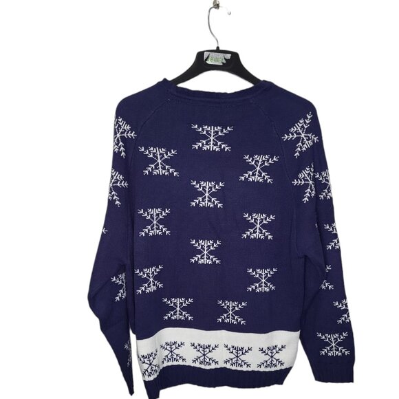 Leeds United FC Men's Sweater Size XXXL Frosty The Snowman Ugly Christmas - Picture 2 of 7